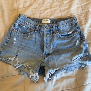 Agolde Parker vintage cut off shorts